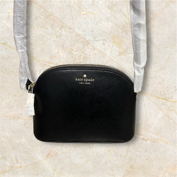 Kate Spade Small Black Dome Crossbody Purse NWOT - Picture 5 of 12